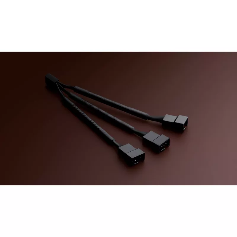 Cable divisor NA-SC1 Sx2 negro, 13,5 cm, 2 uds., para ventilador PWM