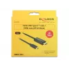 Adaptador de cable de vídeo DeLOCK 85259 USB Type-C a HDMI 2 m negro