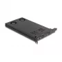 Delock Soporte para tarjetas PCI Express x16 para 2 x M.2 NVMe SSD Bifurcación 47042