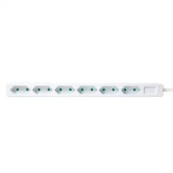 Regleta de alimentación LogiLink LPS231 1.5m 6 tomas de corriente para interior blanca