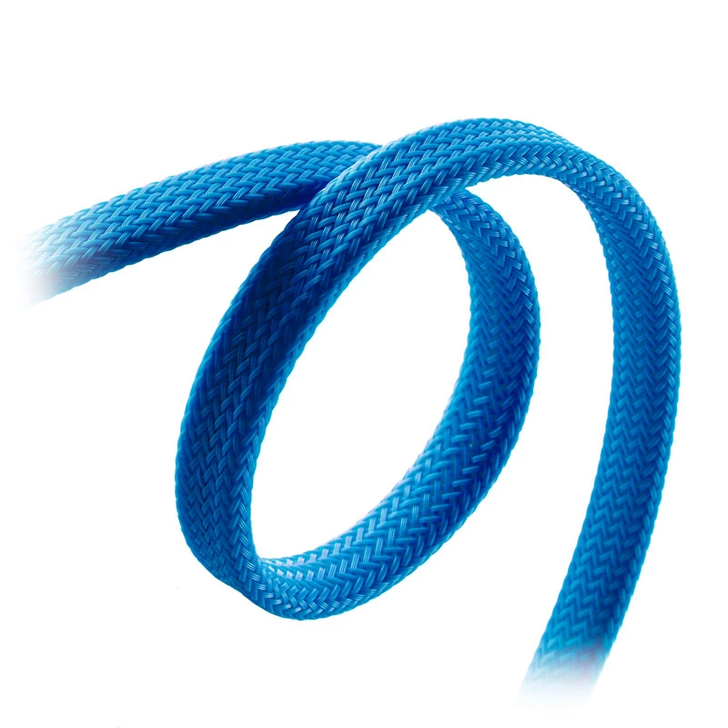 CableMod ModMesh - cable SATA - Serial ATA 150/300/600 - SATA (H) a SATA (H) - 60cm - azul claro (CM-CAB-SATA-N60KLB-R)
