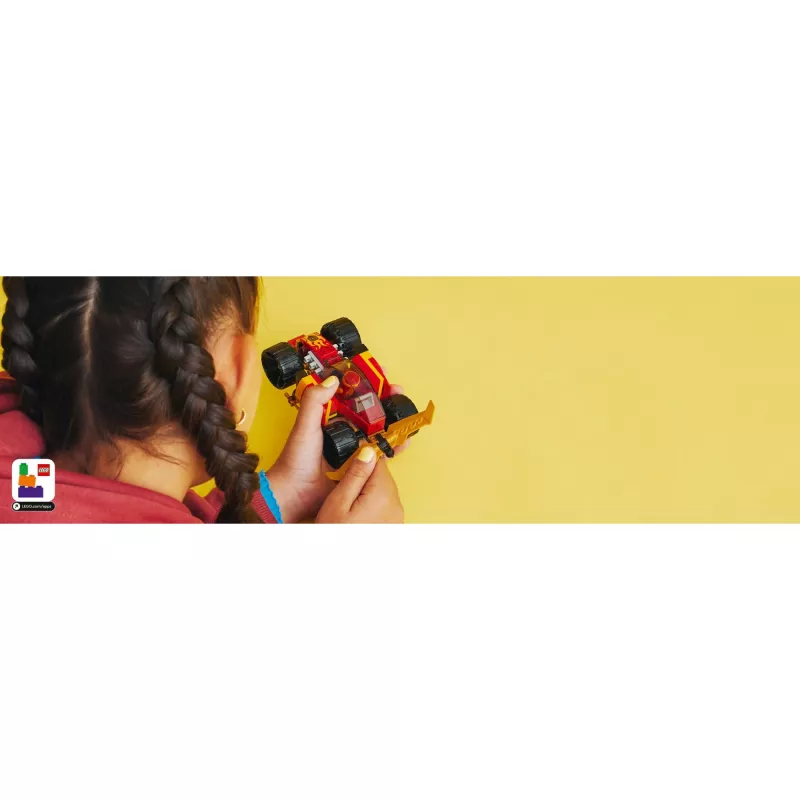LEGO 71780 NINJAGO Coche de carreras ninja de Kai EVO 2en1, juguete de coche de carreras con modelo todoterreno, set de construcción para niños y niñas a partir de 6 años, cumpleaños
