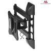 Soporte de pared para TV/monitor MACLEAN MC-719, para pantallas de hasta 68,6 cm (27 inch), máx. 15 kg, VESA 100x100, negro