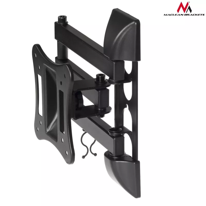 Soporte de pared para TV/monitor MACLEAN MC-719, para pantallas de hasta 68,6 cm (27 inch), máx. 15 kg, VESA 100x100, negro