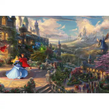 Puzle Schmidt Spiele Thomas Kinkade Studios Disney Dreams Collections La Bella Durmiente 1000 piezas