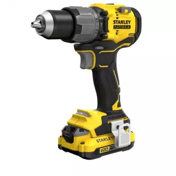 Taladro atornillador a batería STANLEY FatMax V20 SFMCD726D2K 18V, 2x 2Ah Li-Ion, 80 Nm, 2 velocidades, LED
