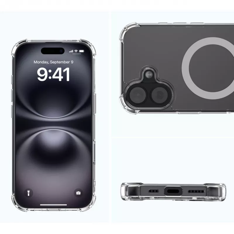 Funda Border 4smarts Ibiza para iPhone 17 16 cm Transparente