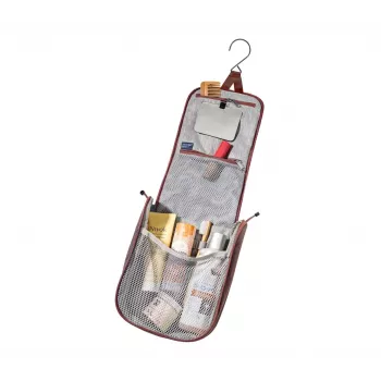Neceser DEUTER Wash Center I – neceser de viaje compacto, rosinen/caspia