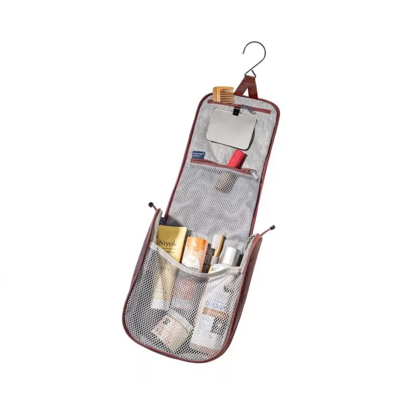 Neceser DEUTER Wash Center I – neceser de viaje compacto, rosinen/caspia