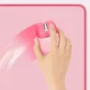Alfombrilla XXL para ratón y teclado, rosa