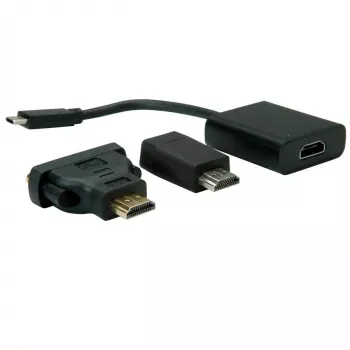 VALUE - Adaptador de vídeo externo - USB-C 3.1 - HDMI - Negro