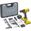 Taladro atornillador STANLEY SFMCD700D2A-QW 20V