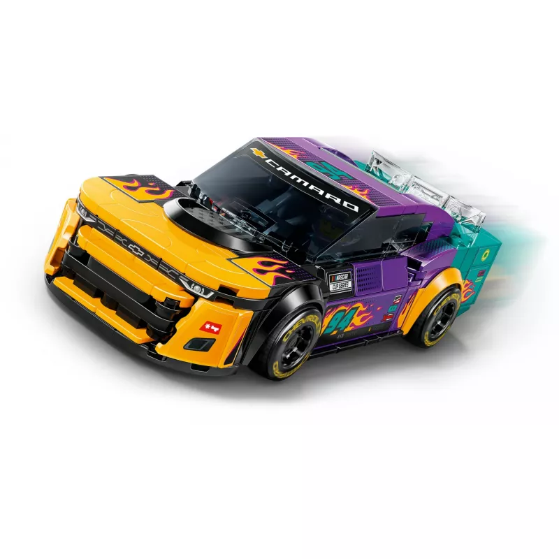Juguete de construcción LEGO Speed Champions 76935 NASCAR Next Gen Chevrolet Camaro ZL1, 328 piezas, 1 minifigura, edad 9+