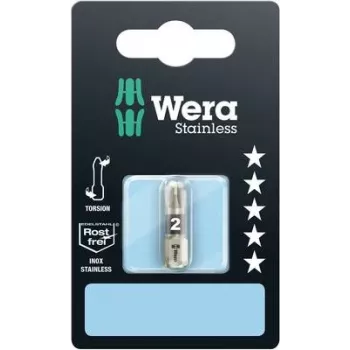 Punta Phillips Wera PZ 1 3855/1 TS SB SiS acero inoxidable D 6.3 1 ud. (05073613001)