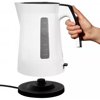 Hervidor eléctrico Melitta Enjoy Aqua 1,7 L 2400 W negro blanco