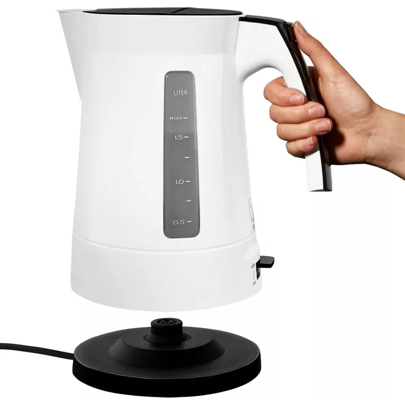 Hervidor eléctrico Melitta Enjoy Aqua 1,7 L 2400 W negro blanco