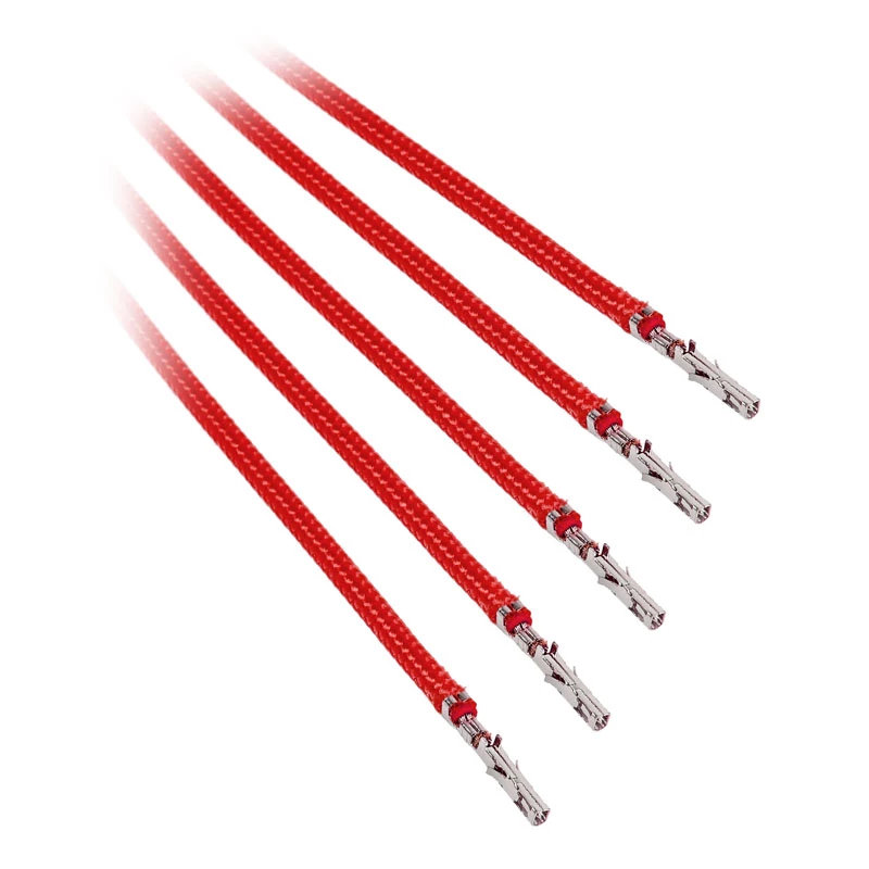 Cable para fuente de alimentación BitFenix Alchemy 2.0, 5x 60 cm, rojo