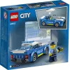 LEGO 60312 City Coche de Policía juguete para niños a partir de 5 años con minifigura de agente pequeña idea de regalo serie Aventuras vehículo de persecución set de construcción Singl