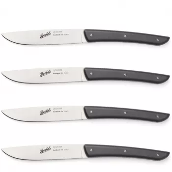 Berkel Set de cuchillos de carne 4 uds. Color negro
