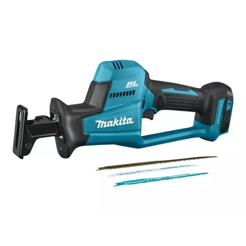 Sierra sable de batería Makita DJR189Z 18 V negra, azul