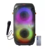Altavoz karaoke Esperanza EP156 BT FM LED RGB negro 20W