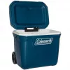 Coleman 50QT Xtreme Nevera con ruedas, Azul, Plástico, Poliuretano (PU), Negro, 47 l, 113 kg