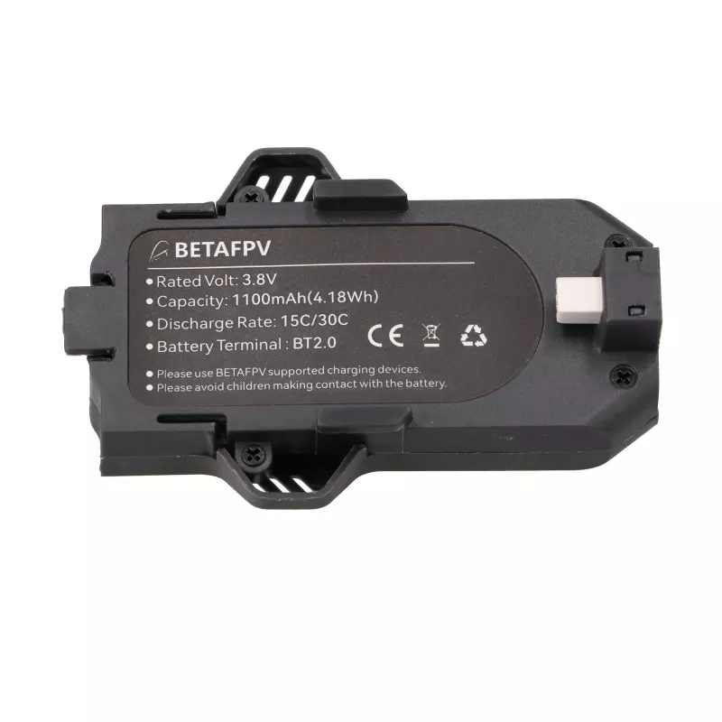 Set de baterías para dron Aquila16 BetaFPV 15C 1100mAh pack de 2, 3,8V