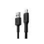 Cable Lightning Green Cell KABGC24 0,3 m negro