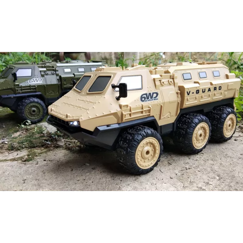 Amewi V-Guard vehículo blindado 6WD 1:16 RTR radiocontrol modelo RC motor eléctrico (22585)