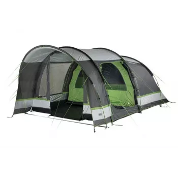 Tienda de campaña tipo cúpula High Peak Brixen 5.0 5 personas negra, verde, gris