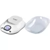 Báscula de cocina LAMART LT7073 — control táctil, gran LCD, bol extraíble, selección de unidades (g/ml/lb:oz), pila AAA