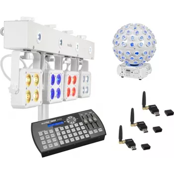 Juego de luces LED EUROLITE KLS-180 ws B-40 ws QuickDMX Easy Show
