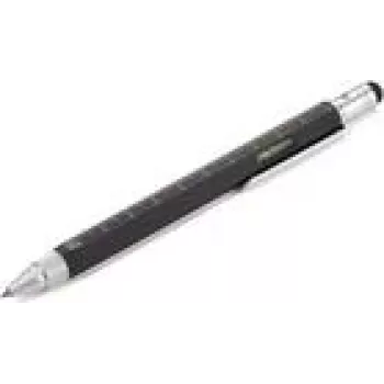 Bolígrafo TROIKA PIP20/BK negro/plata — tinta negra, instrumento de escritura de bolsillo