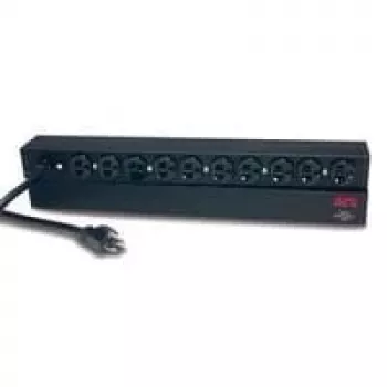 APC Rack PDU, Basic, 1U, 20A, 120V unidad de distribución de energía (PDU) negro