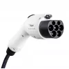 Akyga AK-EC-24 cargador móvil para vehículo eléctrico, GB/T, conector macho CEE de 5 pines, trifásico, 32 A, 22 kW, LCD, 5 m