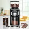 Molino de café con muelas cónicas Rommelsbacher EKM 400 — muelas cónicas de acero inoxidable, 35 grados de molienda, 12 dosis, depósito de 130 g