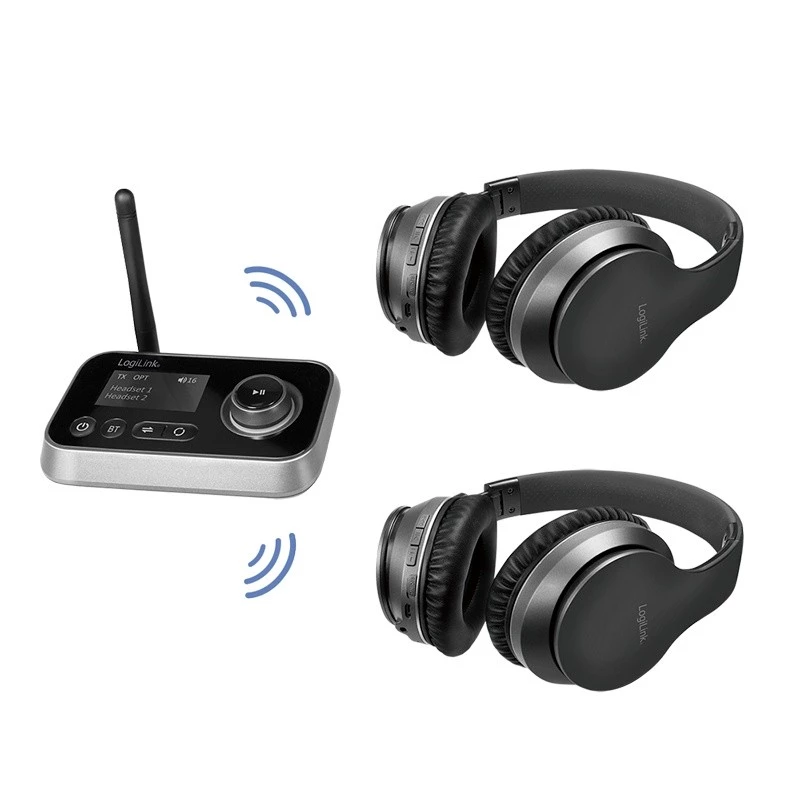 LogiLink BT0062 transmisor/receptor de audio Bluetooth BT 5.0 10 m de alcance