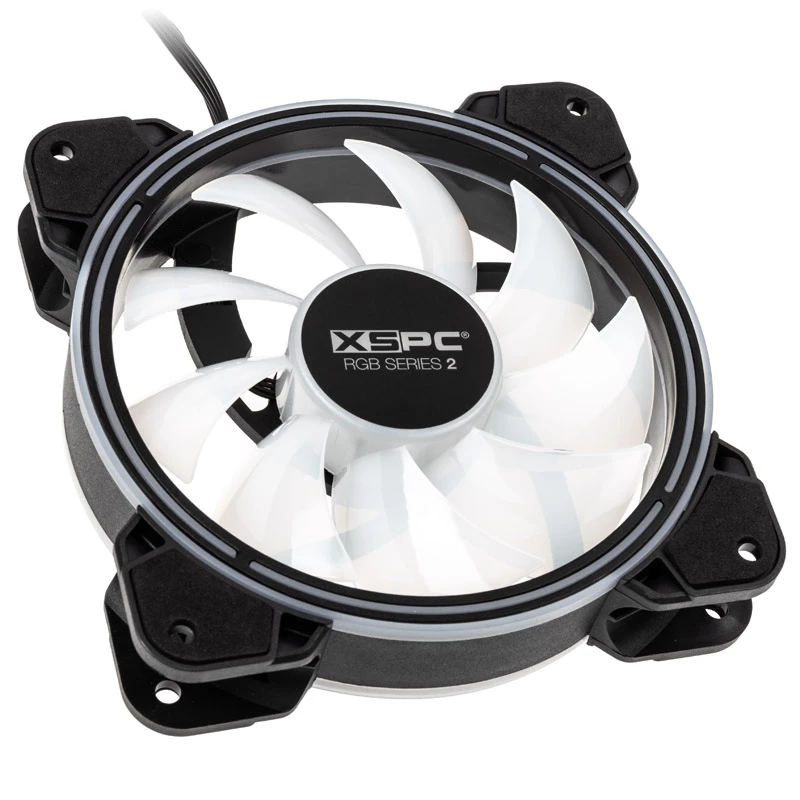 Ventilador para caja XSPC 120mm ARGB PWM, RGB Series 2, 120 mm
