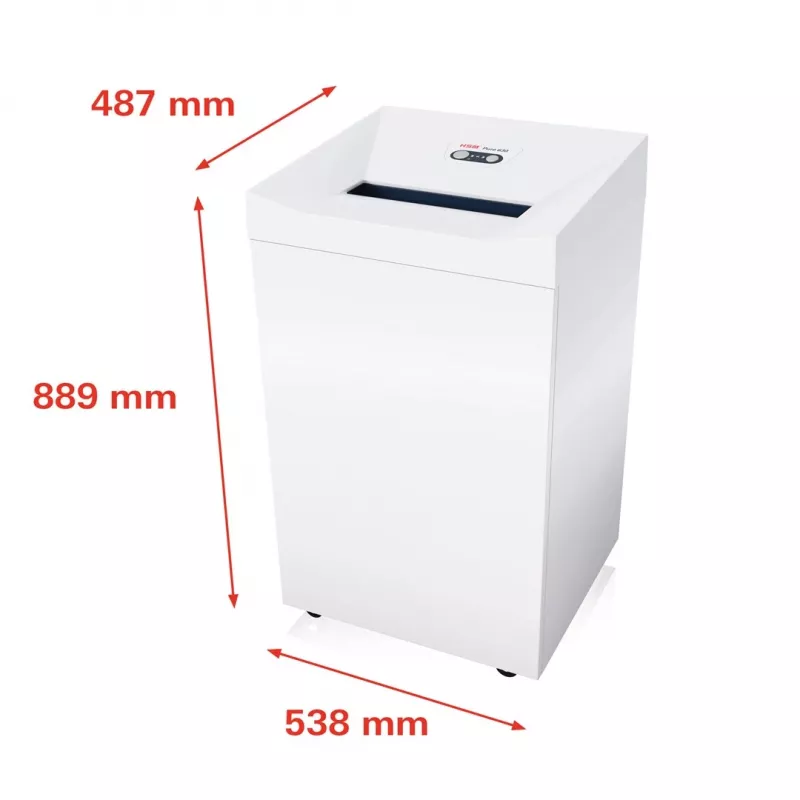 Destructora de papel HSM Pure 630, 130 l, 3,9 mm