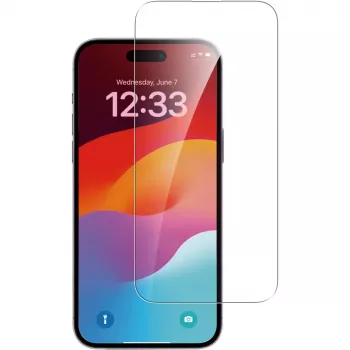Protector de pantalla 4smarts 540595 para Apple iPhone 15 cristal templado antichoque