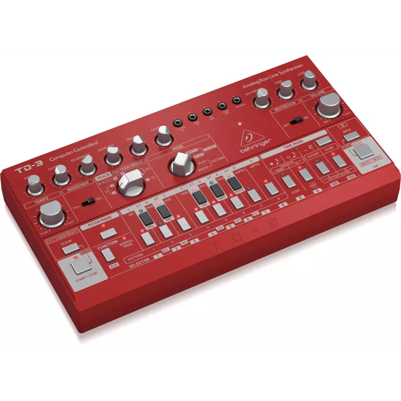 Sintetizador analógico Behringer TD-3-RD Rojo 9V DC
