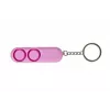 Alarma personal GUARD YC-001-PI 130 dB rosa dispositivo de seguridad compacto, pilas LR41, alcance 200 m