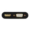 Gembird A-HDMIM-HDMIFVGAF-01 adaptador HDMI macho a HDMI hembra + VGA hembra con audio y puerto de alimentación