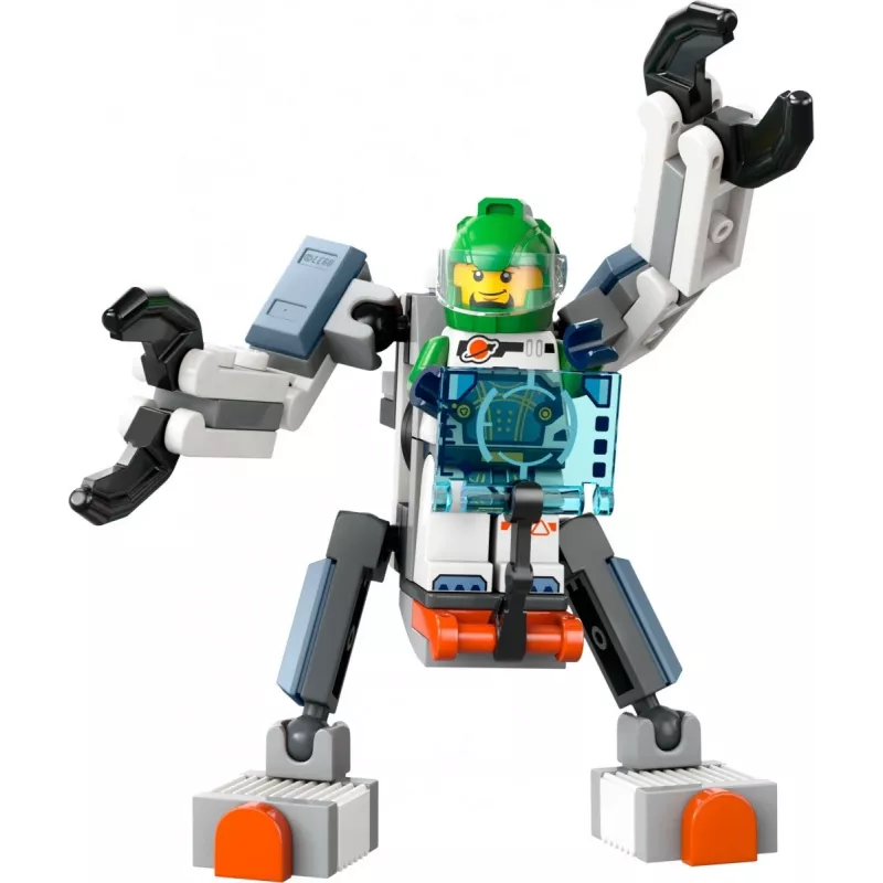 Juguete de construcción LEGO City mech de exploración espacial 30694 con brazos y piernas móviles