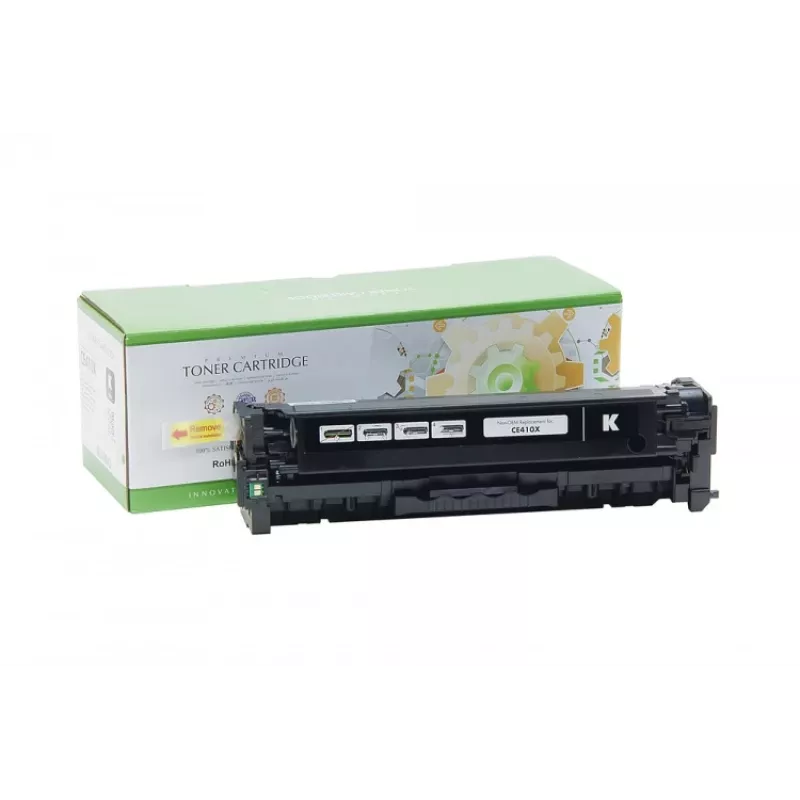 Tóner compatible Static Control HP 305A (CE410X), negro