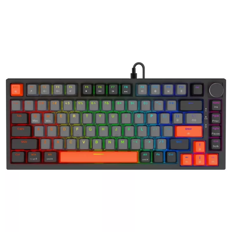 Savio ASTRAL BLACK JADE 3 COLOURS teclado gaming USB QWERTY US International