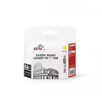 Cartucho de tinta TB compatible con Canon CLI-521Y 100% nuevo