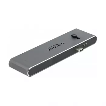 Docking station DeLOCK Dual USB Type-C con HDMI USB 3.2 SD PD 3.0
