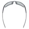 Gafas de sol polarizadas Uvex Sportstyle 233 P - smoke mate/espejo azul