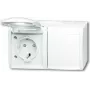 BUSCH JAEGER 2084-0-0723 - CEE 7/3 - 2P+E - Blanco - IP44 - 250 V - 16 A